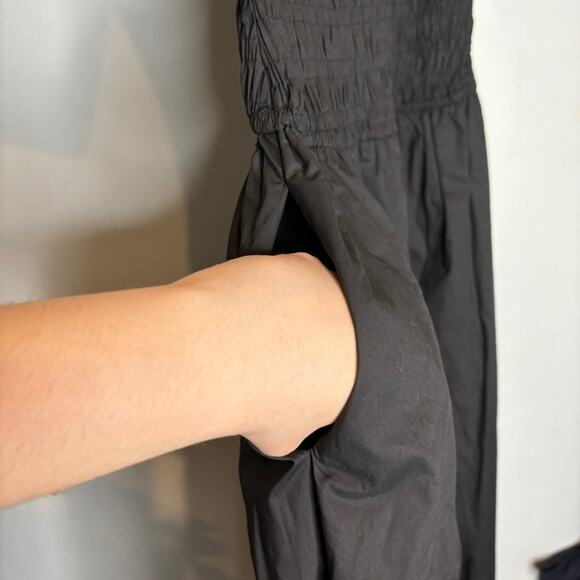 NWT Greylin Kia Smocked Bodice Poplin Midi Dress - Picture 10 of 13